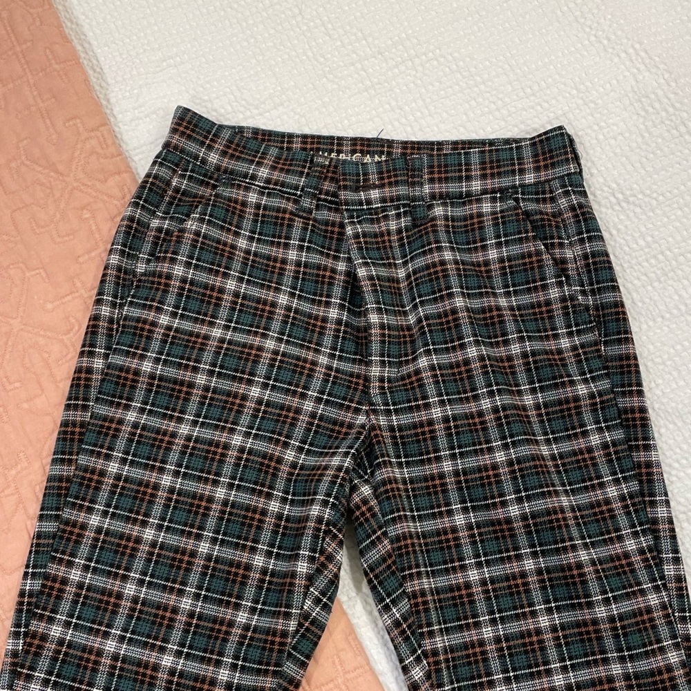 american eagle plaid pants